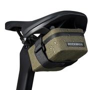 ROCKBROS Cycling Saddle Bag Mini Bike Storage Pack Weather-Resistant Ultralight Seatpost-Mounted Carrier for Road Bicycles and Mountain Bikes