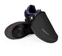 ROCKBROS Cycling Shoe Covers, Cycling Overshoes Water Resistant, 1 Pair Bike Windproof Strapped Half Shoe Cover, Bicycle Thermal Toe Covers, Warmer Unisex Resilient Riding Durable MTB Road Bike Black