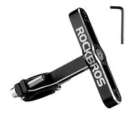 ROCKBROS Double Adapter for Bottle Cage, Universal Adaptable Aluminium Bottle Cage, Adjustable for Handlebar, Seat Post, Bicycle Frame, Motorcycle, Baby Stroller, Black