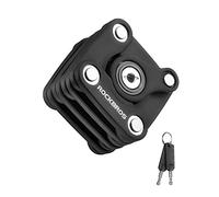 ROCKBROS Folding Bike Lock with Mount, 65cm Anti-theft Bicycle Lock