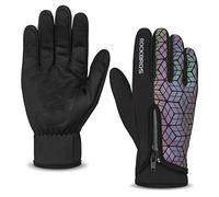 ROCKBROS Gloves Winter Warm Cycling Gloves Touchscreen Gloves Anti-Slip Sports Gloves for Bicycle Running Fitness Unisex
