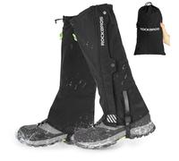 ROCKBROS Leg Gaiters, Warm Hiking Windproof Waterproof S-M, Black