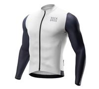 ROCKBROS Men’s Cycling Jersey Long Sleeve Cycling Shirt for Men Quick Dry Summer Biking Top with 3 Pockets Exercise Top for Bicycles, Road Mountain Bike, Running, Hiking, Fitness, M/L/XL/XXL/3XL