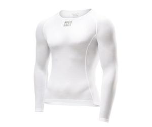 ROCKBROS Men’s Cycling Jersey Long Sleeve Exercise Shirt for Men Quick Dry Summer Biking Tops Base Layer Breathable Cycling Clothing for Bicycles, Mountain Bike, Running, Hiking, Outdoor Sports, White