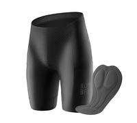 ROCKBROS Men’s Cycling Shorts 3D Padded Bike Shorts Breathable Bicycle Shorts with Pocket Shockproof Cycling Pants for Men, Mountain Bike, MTB, Road Bike, Black