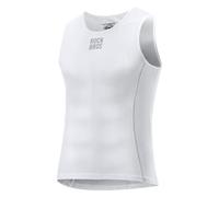 ROCKBROS Men’s Vest Top Base Layer Sleeveless Compression Shirt Breathable Gym Vest Gym Tank Top for Men Men's Ultralight White Vests for Cycling, Running, Outdoor Activities
