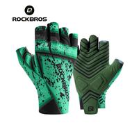 ROCKBROS Men's Cycling Gloves Non-Slip Bike Bicycle Half-Finger Gloves Padded