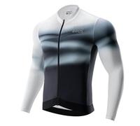ROCKBROS Men's Cycling Jersey Long Sleeve Cycling Shirt Cycling Jersey for Cycling MTB Road Bike Cycling Clothing Breathable Quick Drying