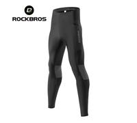 ROCKBROS Men's Cycling Trousers Tights Fleece Thermal Long Legging Windproof