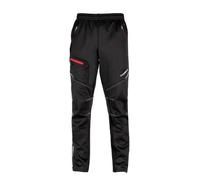 ROCKBROS Men's Winter Fleece Cycling Trousers Fast Dry Warm Cycling Reflective Windproof Pants, Water Resistant Outdoor Sport Thermal Softshell Pants, Tights Bicycle Trousers