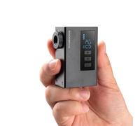 ROCKBROS Mini Electric Bike Pump, 120 PSI Portable Tiny Bike Tire Pump | Auto Stop, 420mah Rechargeable Smart Bicycle Tire Inflator with LED Display for Road, Mountain, City Bike Schrader & Presta