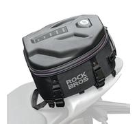 ROCKBROS Motorcycle Tail Bag Motorbike Seat Bag Saddle Bag 12.5L Multifunctional Backpack with Straps Waterproof Motorcycle Rear Bag Luggage Bag with Rain Cover for Storage, Travelling, Riding