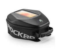 ROCKBROS Motorcycle Tank Bag, Waterproof Backpack with Rain Cover, with TPU Touchscreen Mobile Phone Holder, Large Capacity 7L, Reflective, Motorcycle Accessories