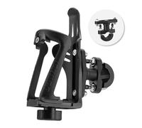 ROCKBROS Motorcycle Water Bottle Holder Bicycle Bottle Cage Adjustable 5.5-8.5cm Bike Drinks Holder Motorbike Cup Holder for E-bikes Mountain Road Bikes with 3 Models Black
