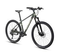 ROCKBROS MT·300 27.5" Mountain Bike 18 Speeds 16/18/21 Inch Lightweight Aluminium Frame Bicycle for Adult CUES 9 Speed Gears, Lock-out Suspension Fork, Hydraulic Disc Brakes Green