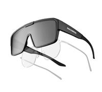 ROCKBROS Polarized Sunglasses Fit Over Glasses Women Men UV400 Polarized Cycling Glasses,Wrap Around Sunglasses for Driving Cycling