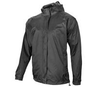 ROCKBROS Rain Jacket for Men Women Unisex Raincoat Waterproof Windproof Cycling Jacket Breathable Reflective Rain Poncho with Hood for Motorcycle Camping Hiking Black