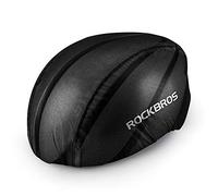 ROCKBROS Rainproof Bike Helmet Cover Protector with Reflective Logo High Elasticity Head Cover Waterproof Dustproof Road Bicycle Ride Gear Headgear Rain Cap