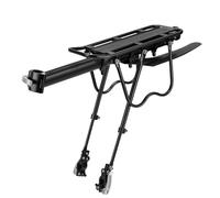 ROCKBROS Rear Bike Rack Full Quick Release, Adjustable Pannier Rack | Aluminum Alloy, 50KG Capacity, Adjustable, With Reflector, For 26-29 Inch Mountain Road Bikes
