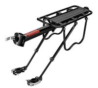 ROCKBROS Rear Bike Rack Full Quick Release, Adjustable Pannier Rack | Aluminum Alloy, 50KG Capacity, Adjustable, With Reflector, For 26-29 Inch Mountain Road Bikes