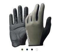 ROCKBROS Road to Sky Cycling Gloves, Touch Screen Full Finger Breathable Non-Slip Gloves, Spring Summer for Cycling Running Fitness, Unisex Adult