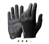 ROCKBROS Road to Sky Cycling Gloves, Touch Screen Full Finger Breathable Non-Slip Gloves, Spring Summer for Cycling Running Fitness, Unisex Adult