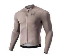 ROCKBROS Road to Sky Cycling Jersey Long Sleeve Men's Cycling Shirts Breathable Riding Jacket Quick Dry Jersey Summer Mountain Bike Clothing Running Outdoor XXL