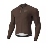 ROCKBROS Road to Sky Cycling Jersey Long Sleeve Men's Cycling Shirts Breathable Riding Jacket Quick Dry Jersey Summer Mountain Bike Clothing Running Outdoor L