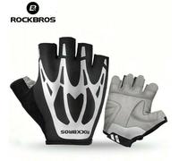 ROCKBROS Skeleton Bike Cycling Half Finger Gloves Road Mountain BMX MTB Bicycle