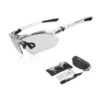ROCKBROS Sports Sunglasses Photochromic Sunglasses for Men Women UV400 Protection Glasses with Headband for Outdoor Sports Driving Running Climbing Cycling