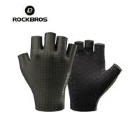 ROCKBROS Touchscreen Long Finger Gloves Non-Slip Cycling Half Finger Mittens