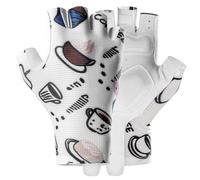 ROCKBROS TVI Half Finger Cycling Gloves Women Breathable Lightweight Sun Protection Fingerless Mitts for Mountain Bike, Road Bicycle, MTB, Riding S