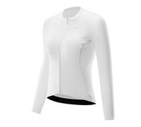 ROCKBROS TVI Women’s Cycling Jersey Breathable Quick-Dry Long Sleeve Cycle Tops Reflective Road Bike Sport Shirts White