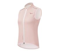 ROCKBROS TVI Women's Cycling Vests Lightweight Breathable Bicycle Sleeveless Jacket Reflective Cycle Gilets for Bike Riding Running Hiking Camping Pink M