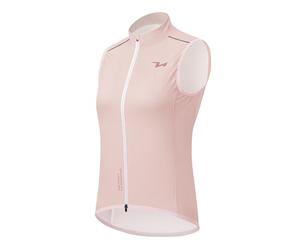 ROCKBROS TVI Women's Cycling Vests Lightweight Breathable Bicycle Sleeveless Jacket Reflective Cycle Gilets for Bike Riding Running Hiking Camping Pink M