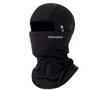 ROCKBROS Warm Balaclava Winter Balaclava Windproof Ski Mask for Outdoor Sports Cycling Skiing Motorcycle Bicycle Face Cover Women Men Winter Sports Cap, Black, One Size