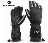 ROCKBROS Warm Waterproof Gloves Cycling Motorcycle MTB Road Bike Ski Use