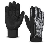 ROCKBROS Winter Warm Cycling Gloves Touchscreen Anti-Slip Sports Gloves for Bicycle Running Fitness Unisex