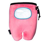 Rockbuddy Chalk Bag for Rock Climbing - Bouldering Chalk Bucket with Quick-Clip Belt, Zipper Pocket and Brush Holder - Crewmate Pink