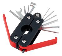 RockCare 13-in-1 MultiTool Metric Red Tool for Guitar