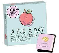 rockdoodles 2025 Punny Daily Desk Calendar| Funny Calendar 2025 Day to Day for Home or Office, Daily Calendar 2025 Page a Day, Dad Joke Calendar with Tear Off Pages and Daily Puns (2025 Calendar)