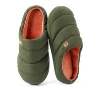 RockDove Men's Campground Memory Foam Down Slipper, Size 8/9 UK Men, Hunter Green