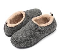 RockDove Men's Nomad Slipper with Memory Foam, Size 7/8 UK Men, Dove Gray