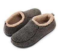 RockDove Men's Nomad Slipper with Memory Foam, Size 8.5/9.5 UK Men, Mocha