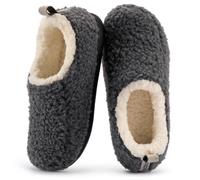 RockDove Women's Nomad Slipper with Memory Foam, 4.5/5.5 UK, Dark Grey