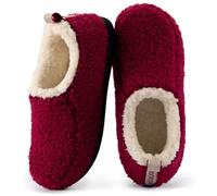 RockDove Women's Nomad Slipper with Memory Foam, Size 9-10 UK Women, Red