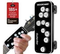 ROCKDREAMER GuitarBar - Guitar Chord Presser for Beginners | Guitar Trainer | Essential Guitar Accessories for Beginners | Guitar Learning Tools | Learn to Play Guitar Quickly