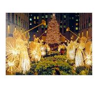 Rockefeller Center at Christmas Time, New York City, New York, USA - Premium 1000 Piece Jigsaw Puzzle for Adults