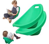 Rocker Chair, Flexible Seating for Classroom, Portable Plastic Reading Chair with Back Support, Sensory Rocker Egg Chair, Set of 4