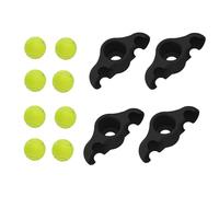 - Rocker Feet Adapter for Indoor Cycling, Foot Adapter 4 x Non-Slip, Portable Natural Riding Set with 8 Tennis Balls, Stationary Bicycle Stand Core Rocker Feet, Core Workout